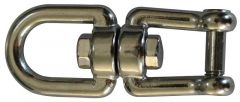 Girella inox occhio/grillo con perno a filo 10 mm