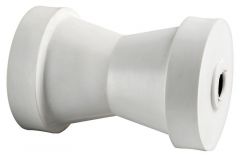 Rullo centrale 130 mm bianco 
