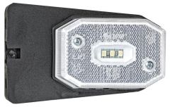 Fanale posizione LED anteriore luce bianca staffa 1