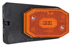 Fanale posizione LED laterale luce arancio staffa a sbalzo