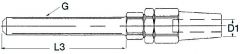 Terminale inox tenditore Ø10mm