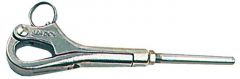 Moschettone inox pellicano 3 x 6 mm 