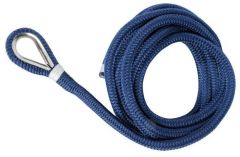 Cima ormeggio impiombata 24 mm x 15 m blu