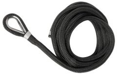 Cima ormeggio impiombata 14 mm x 9 m nera 