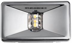 Fanale rettangolare Mouse Stern corpo inox 