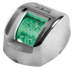 Fanale di via Mouse verde corpo inox 