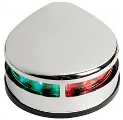 Fanale bicolore inox lucido 