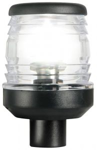Fanale 360° led nero con codolo 