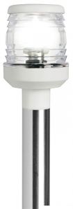Asta Inox abbattibile 60 cm LED plastica bianca 