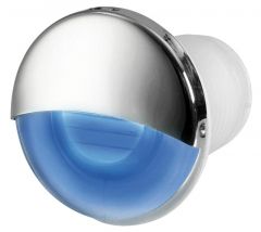 Luce di cortesia LED da incasso tonda blu 