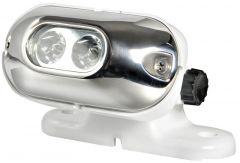 Faretto completo 2 LED bianchi 