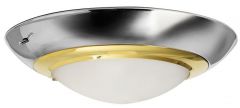 Plafoniera inox 7" dorata