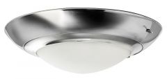 Plafoniera inox 4" lucidata a specchio