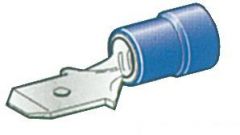 Faston maschio preisolato apertura 6,3 mm
