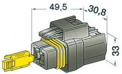 Faston femmina per cavi 8/10 mm² 