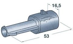 Connettore stagno maschio 1 polo 