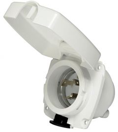 Presa 30 A New Edge bianco 