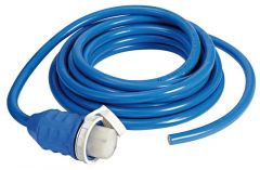 Spina con cavo 10 m blu 50 A 