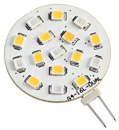Lampadina LED SMD bianco blu 12V 