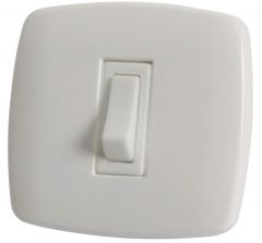 Interruttore Contemporary 2 pulsante nero 