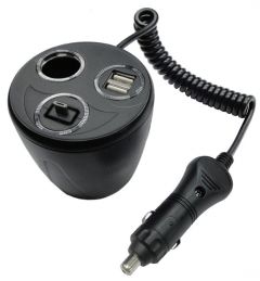 Prolunga e presa corrente con doppio USB con micro USB 