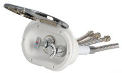 Box doccia con tubo inox 4 m 