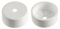 Tappo in plastica per tubo bianco 16.104.39 