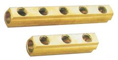 Collettore lineare 2 vie 1" 1/4 x 1/2" 