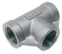 Raccordo T inox femmina/femmina/femmina 3/4" 