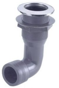 Scarico plastica 90° - 1" x 20 mm 