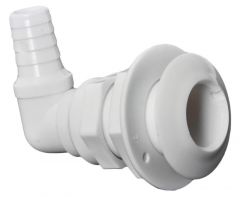 Scarico mare plastica 90°  1" x 25 mm 