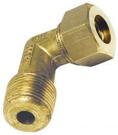 Raccordo 90° maschio 12 mm x 3/8" 