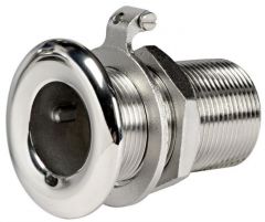 Scarico a mare inox lucido 1/2 