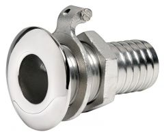 Scarico a mare inox 1" x 30 mm 