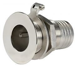 Scarico a mare inox 1/2" x 19 mm 