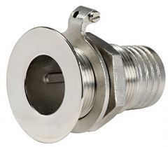 Scarico a mare inox 1" x 31 mm 