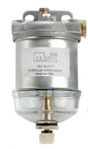 Filtro gasolio coppa in vetro 65l/h 