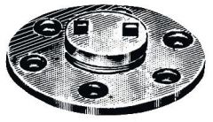 Tappo scarico ottone cromato 20 mm 