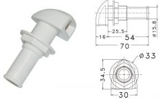 Sfiato in plastica Ø 16 mm 