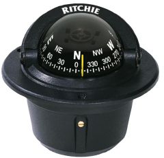 Bussola Ritchie Explorer 2"3/4 incasso nera/nera 