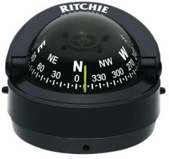 Bussola Ritchie Explorer 2"3/4 esterna nera/nera 