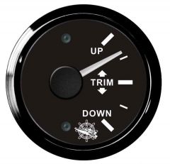 Indicatore trim 0/190 Ohm nero/nera 