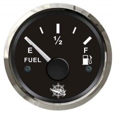 Indicatore carburante 10/180 Ohm nero/lucida 