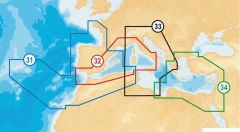Cartografia Navionics XL9-43XG NAVIONICS+ Mediterraneo, Mar Nero, Canarie e Azzorre