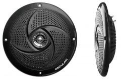 Casse stereo ultra piatte doppio cono nere 4"