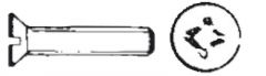 Viti testa svasata piana croce 4x16 mm AISI 316