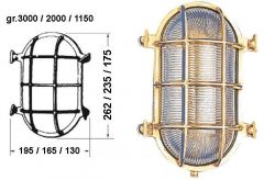 Lampada tartaruga ovale 195 x 262 mm 