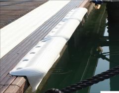 Protezione per pontile 730 mm bianco 