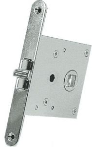 Serratura incasso ottone cromato versione scrocco antivibrante