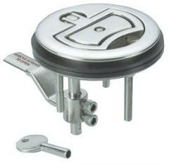 Alzapagliolo inox con serratura Ø 60 